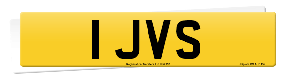 Registration number 1 JVS